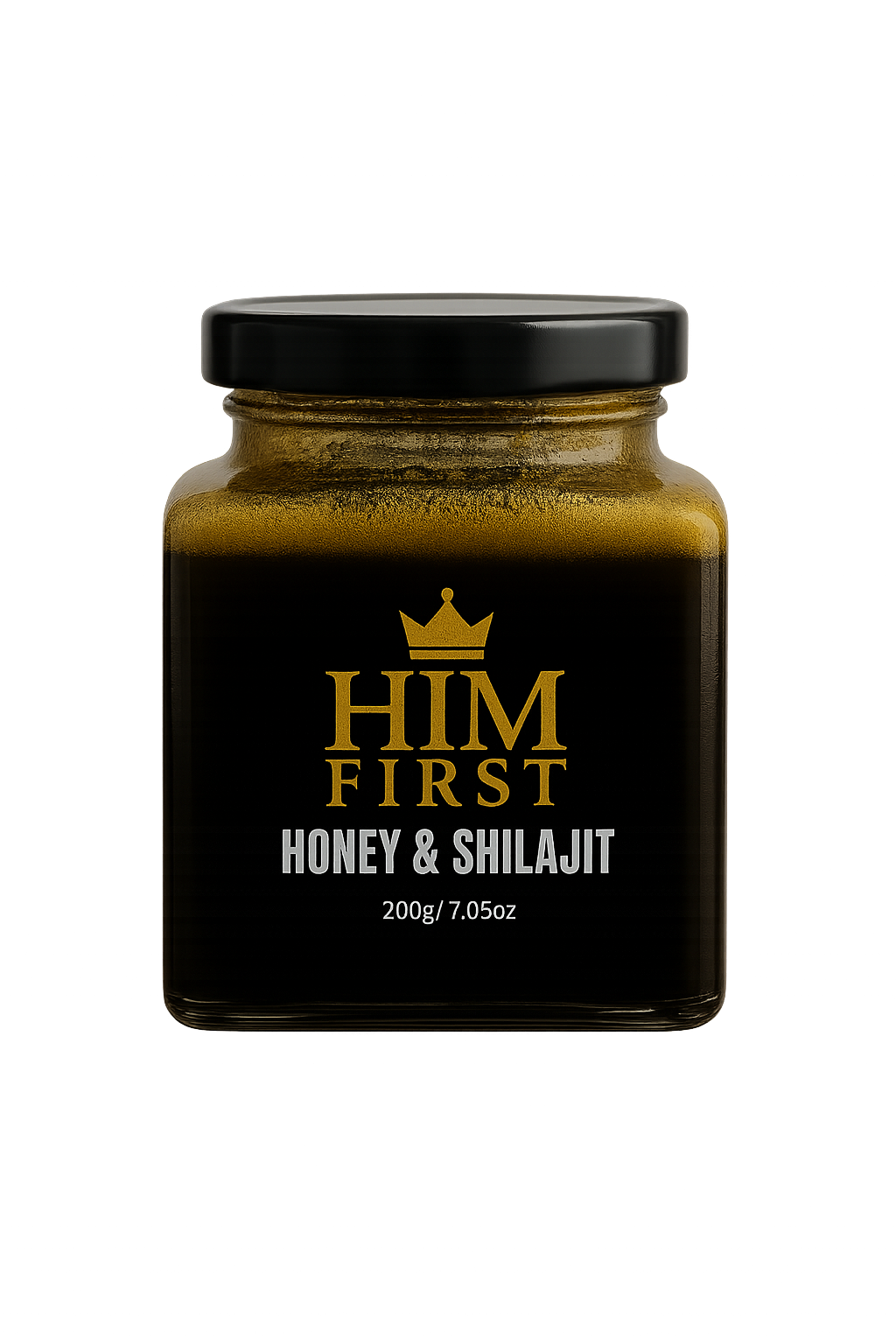 HIM FIRST: The Royal Blend of Honey & Shilajit for Ultimate Vitality 200g /7.05oz