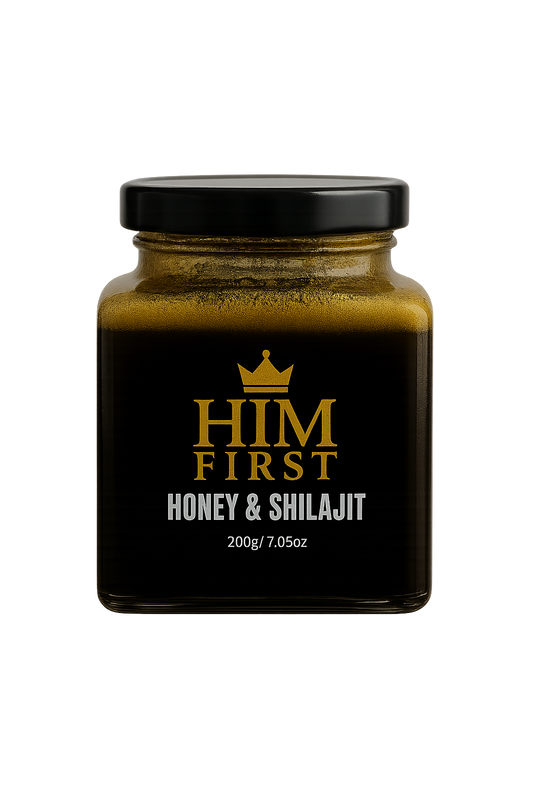 HIM FIRST: The Royal Blend of Honey & Shilajit for Ultimate Vitality 200g /7.05oz