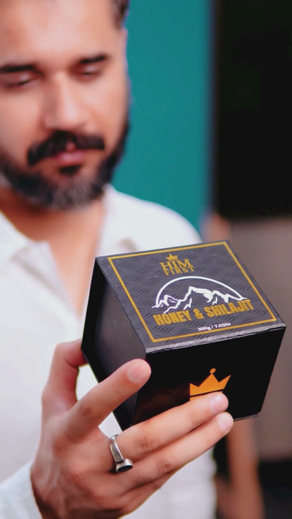 HIM FIRST: The Royal Blend of Honey & Shilajit for Ultimate Vitality 200g /7.05oz